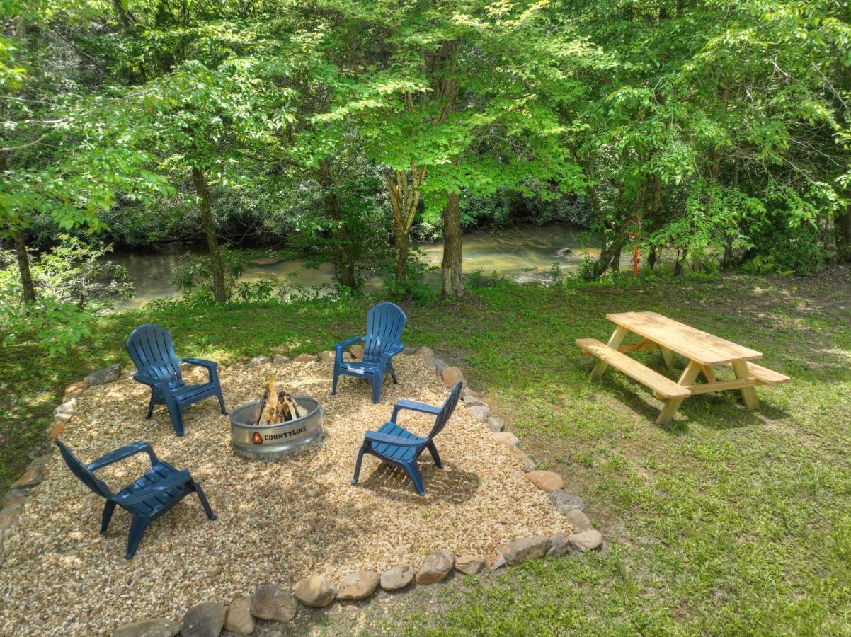 The Chariot - Creek Front With Hottub, Fire Pits, Billiards, Ev Charger - Sandalwood Stays Blue Ridge Esterno foto