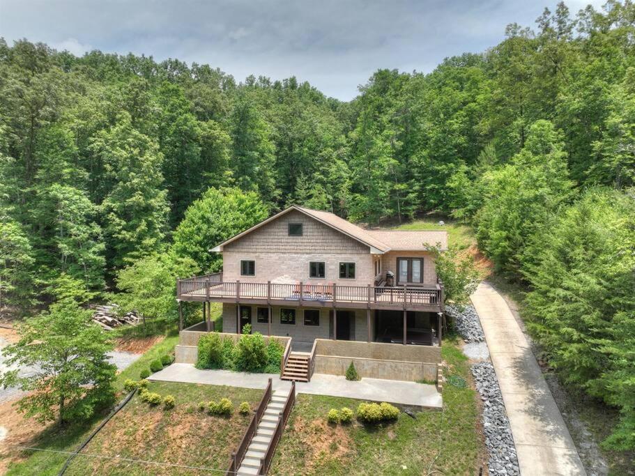 The Chariot - Creek Front With Hottub, Fire Pits, Billiards, Ev Charger - Sandalwood Stays Blue Ridge Esterno foto